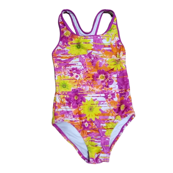 Girls Speedo One Piece Swimsuit - Picture 1 of 6